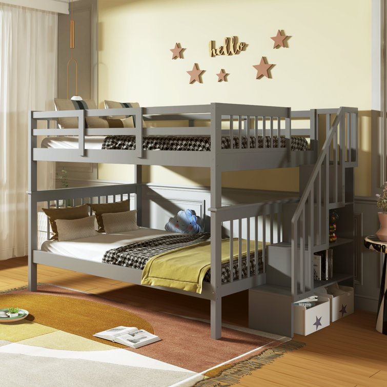 Wayfair bunk beds full over deals full